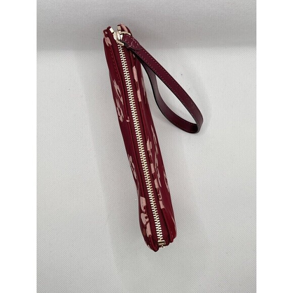 Kate Spade Chelsea The Little Better Medium Wristlet Pouch Wallet Deep Berry NWT - Picture 3 of 9